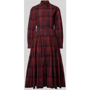 Polo Ralph Lauren Getailleerde polo-jurk van een mix van katoen en modal