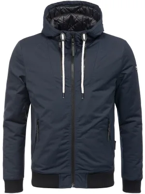 Navahoo Heren Jas B623 – Stijlvolle Overgangsjas met Fleecezakken & Waterafstotende Stof