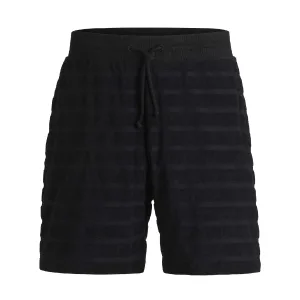 Hugo Mannen Dutowel Stripe Relaxed Fit Shorts (Zwart)
