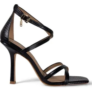 Michael Kors Celia Strappy Sandal In Black