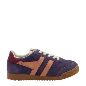 Gola Elan suède sneakers paars/zalm