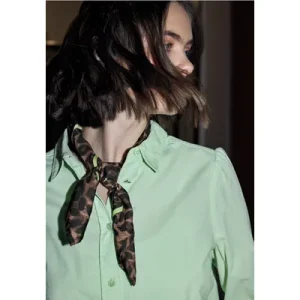 Street One Studio Dames Leo satijnen bandana in Zwart