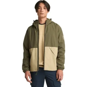 Timberland Winnick Waterproof Shell Jacket Leaf Green-lemon Pepper