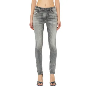 Diesel Dames/Dames 2015 Babhila Skinny Jeans (Zwart/Grijs)