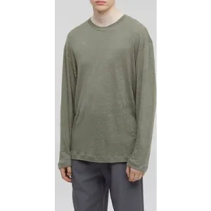 Closed Men Longsleeve T-shirts Dried Basil
