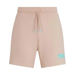 Hugo Heren Dapalmi gesmolten logoshort (Roze)