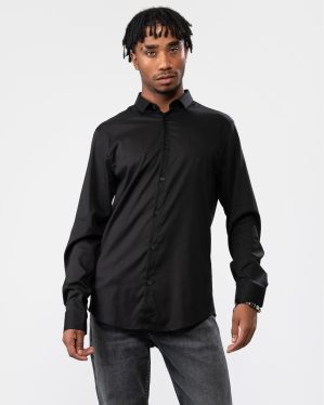Armani Exchange Heren Langere Mouwen Bi-Stretch Shirt