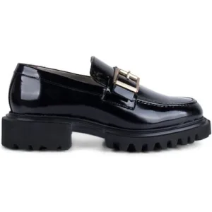 AllSaints Emily Patent Loafer Black