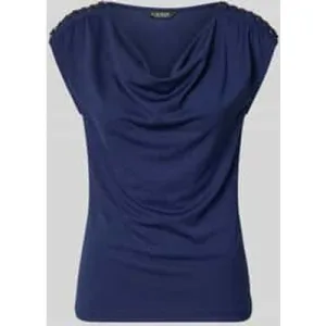 Lauren Ralph Lauren Regular fit blouse met siersteentjes, model ‘Priyanne’