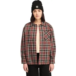 Timberland Plaid Flannel Overshirt Apple Butter