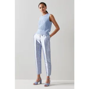 LK Bennett Rosalind Formal Pants Hyacinth