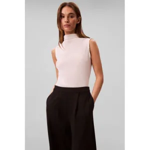 Calvin Klein wide leg high waist casual broek zwart