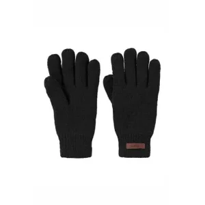 Barts gebreide handschoenen Haakon zwart