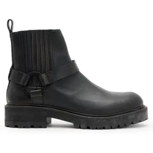 AllSaints Hank Biker Boot Black