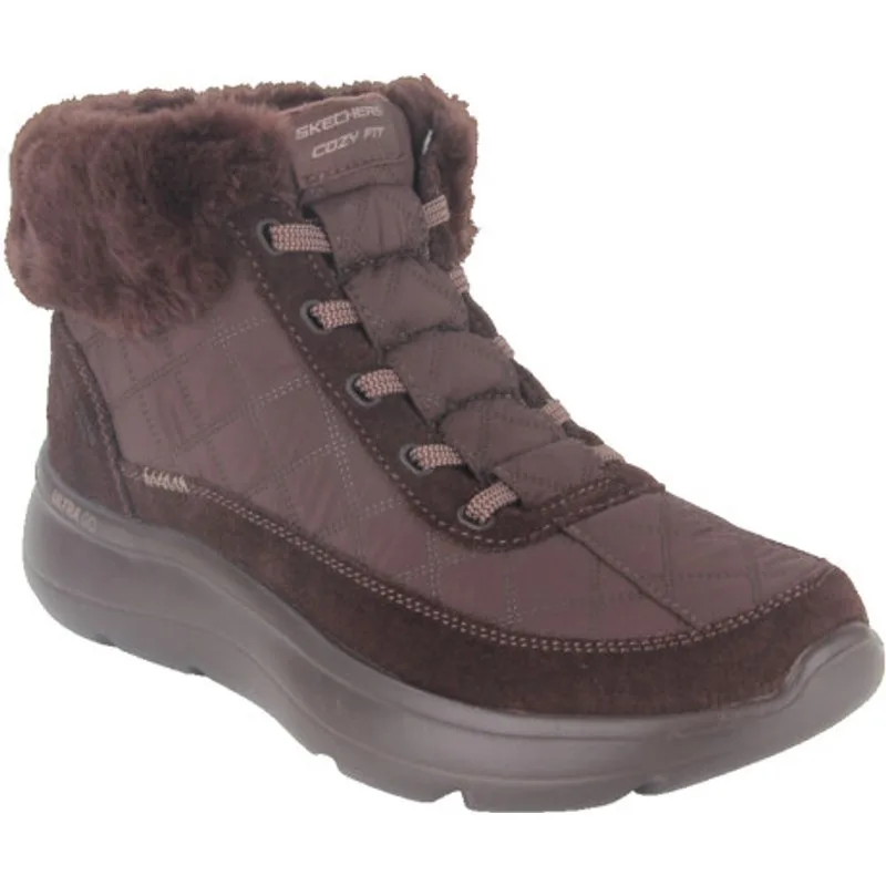 Skechers 144844 dbrn dames enkellaarzen sportief