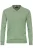 Casa Moda Casual Fit Trui V-halsgroen, Effen