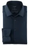 OLYMP Luxor 24/Seven Dynamic Flex Modern Fit Jersey shirt marine, Effen
