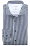 OLYMP Luxor Modern Fit Jersey shirt marine/wit, Gestreept