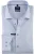 OLYMP Luxor Modern Fit Overhemd rook blauw, Effen