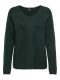 Only Onlcamilla V-neck L/s Pullover Knt Noos 15204588 Trui Scarab Melange