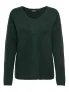 Only Onlcamilla V-neck L/s Pullover Knt Noos 15204588 Trui Scarab Melange