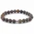 Steel & Barnett Armband Stones Basic Mat Bruin heren