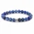 Steel & Barnett Armband Stones Basic Kobalt heren