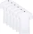 Alan Red Aanbieding Derby O-Hals T-shirts Wit (6Pack)