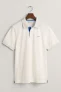 GANT Regular Fit Polo shirt Korte mouw ecru