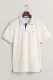 GANT Regular Fit Polo shirt Korte mouw ecru