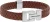 Steel & Barnett Leather Bracelet Harrison Bruin heren