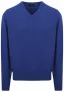 William Lockie Pullover Lamswol V Persian Royal Blue