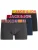 Jack & Jones Male Ondergoed Jaccrazy Solid Trunks 3 Pack