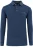 Casa Moda Poloshirt lange mouw blauw, Motief