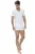 Mey Dry Cotton Regular Fit T-Shirt V-hals wit, Effen
