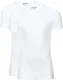 Slater 2-pack Stretch V-hals T-shirt Wit