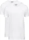 Slater 2-pack Basic Fit T-shirt V-hals Wit