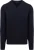 William Lockie V-Hals Lamswol Navy