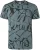 No Excess T-Shirt Print Staalblauw