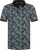 Suitable Polo Bloemen Donkerblauw