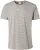 No Excess T-Shirt Streep Melange Off-White