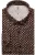 Desoto Slim Fit Jersey shirt bruin, Motief