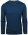 Suitable Merino Pullover V-Hals Indigo Blauw