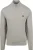 Fred Perry Half Zip Trui Limestone Grijs