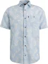 Vanguard Short Sleeve Overhemd Linnen Lichtblauw