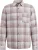 Cast Iron Overshirt Ruit Roze