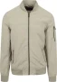 No Excess Jas Bomber Beige