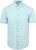 No Excess Short Sleeve Overhemd Linnen Lichtblauw