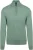 King Essentials The Michael Half Zip Pull Merino Groen