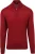 King Essentials The Michael Half Zip Pull Merino Rood
